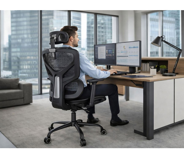 Mozos ERGO-V fotel ergonomiczny biurowy regulowany - 1487244 - zdjęcie 9